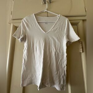 A New Day Short Sleeve White Shirt, Size M